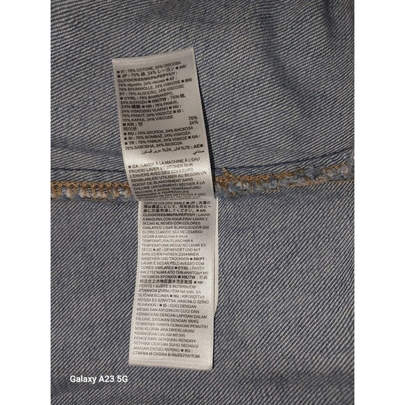 GAP Women's Size 25 Faux Wrap Denim Skirt - Picture 6 of 7